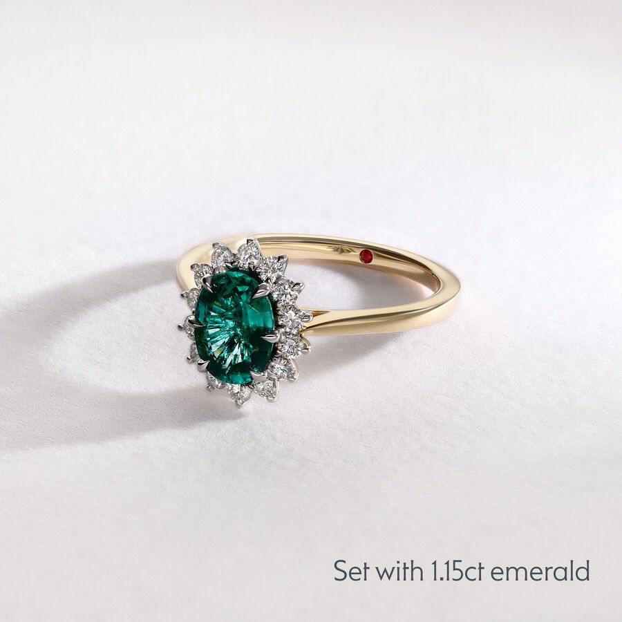 Taylor & Hart Lyra Oval Engagement Ring 4
