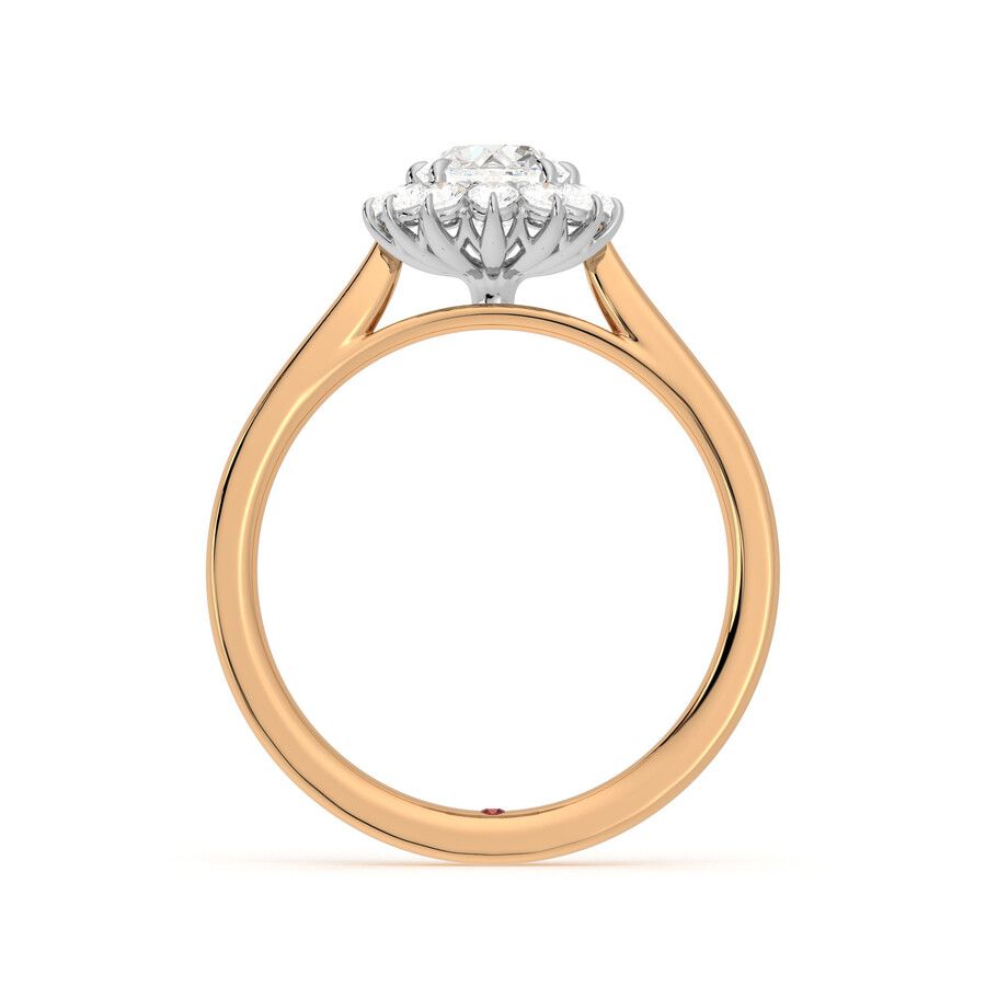 Taylor & Hart Lyra Oval Engagement Ring 1