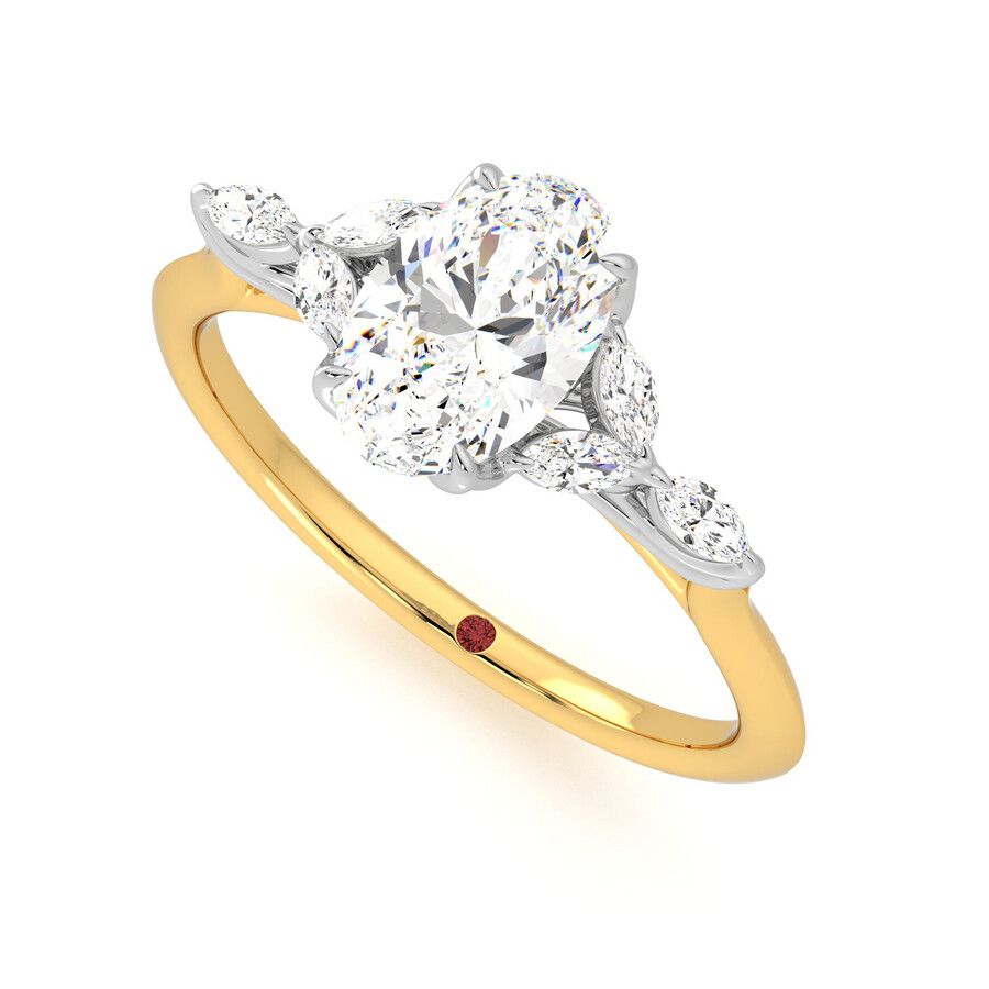 Taylor & Hart Tamora Oval Engagement Ring 0