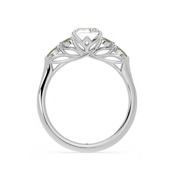 Taylor & Hart Tamora Emerald Engagement Ring 1