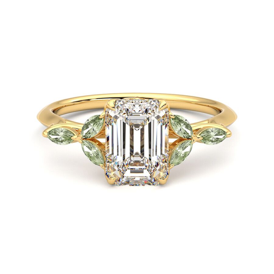 Taylor & Hart Tamora Emerald Engagement Ring 2