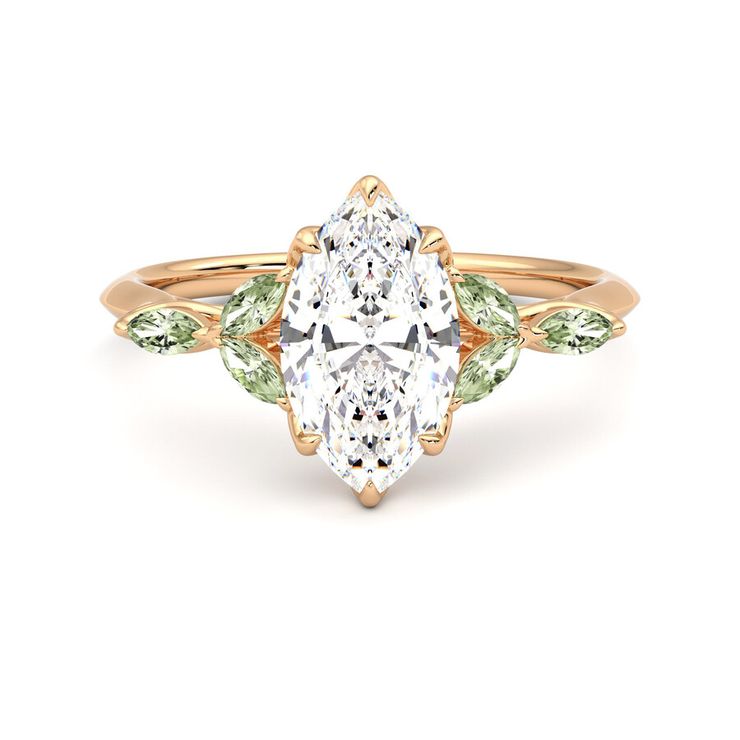 Taylor & Hart Tamora Marquise Engagement Ring 0