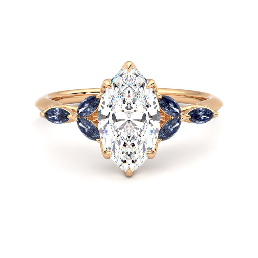 Taylor & Hart Tamora Marquise Engagement Ring 0