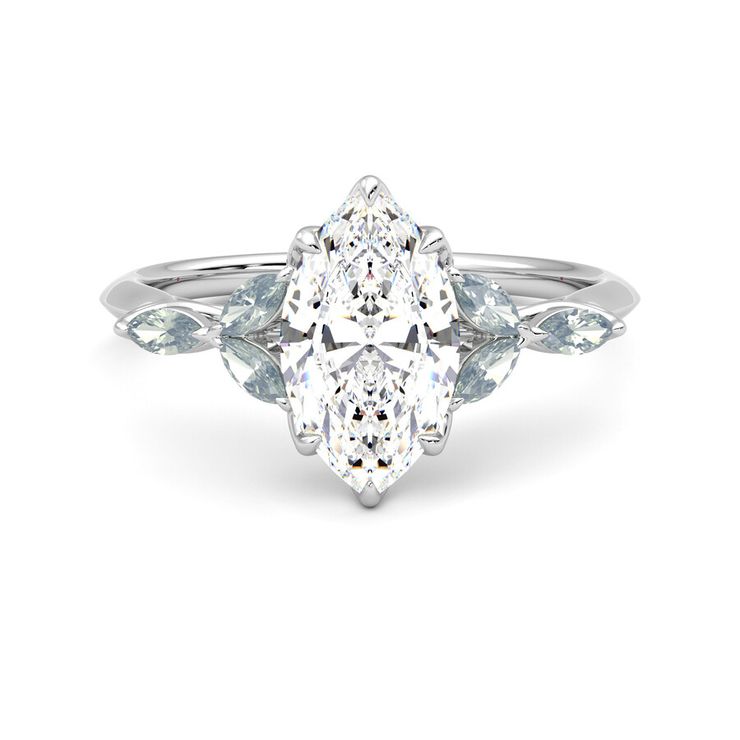 Taylor & Hart Tamora Marquise Engagement Ring 0