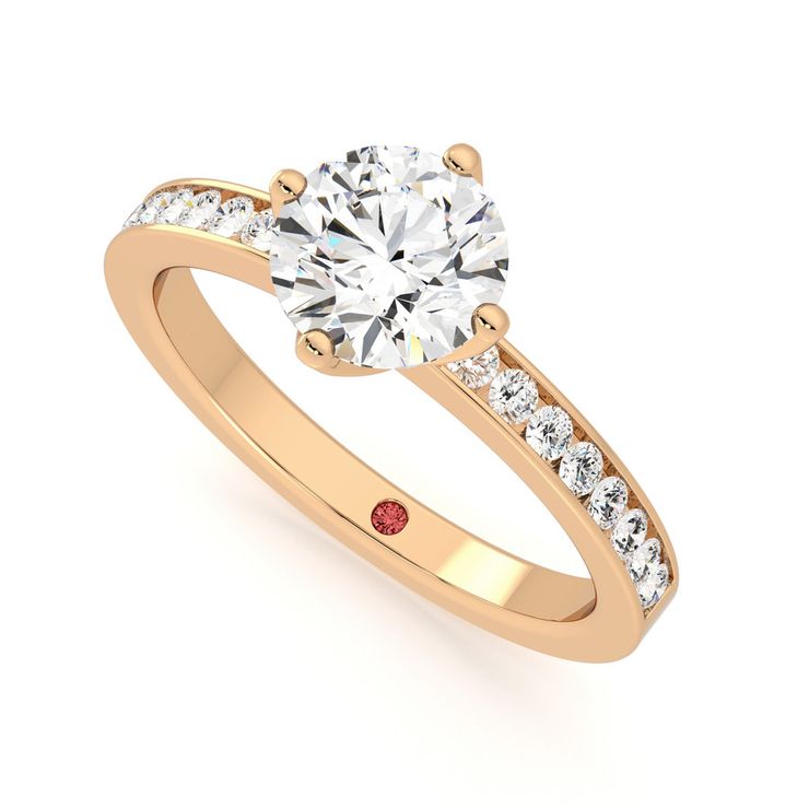 Taylor & Hart Cosmic Round Engagement Ring 0