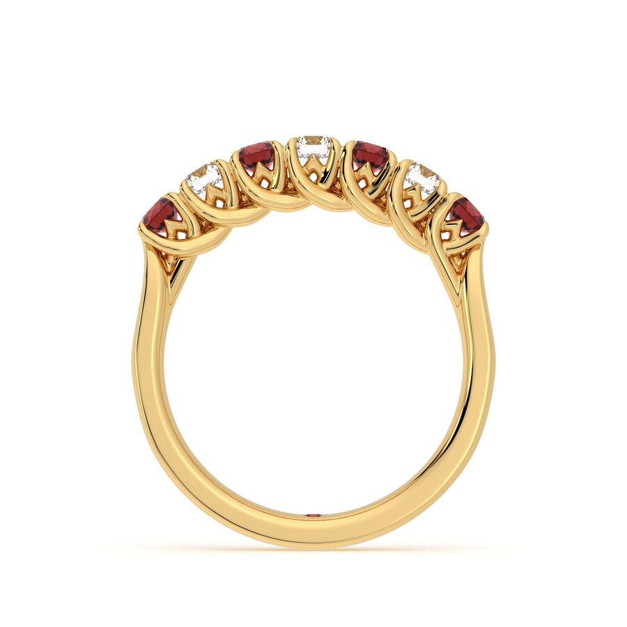 Gold Aura Ruby Ring