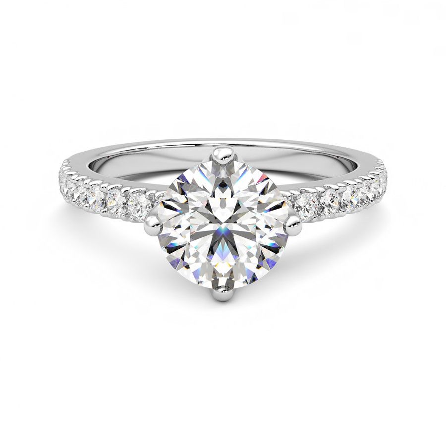 Taylor & Hart Constellation Round Engagement Ring 2