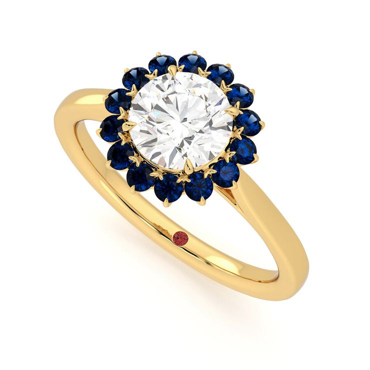 Taylor & Hart Lyra Round Engagement Ring 0