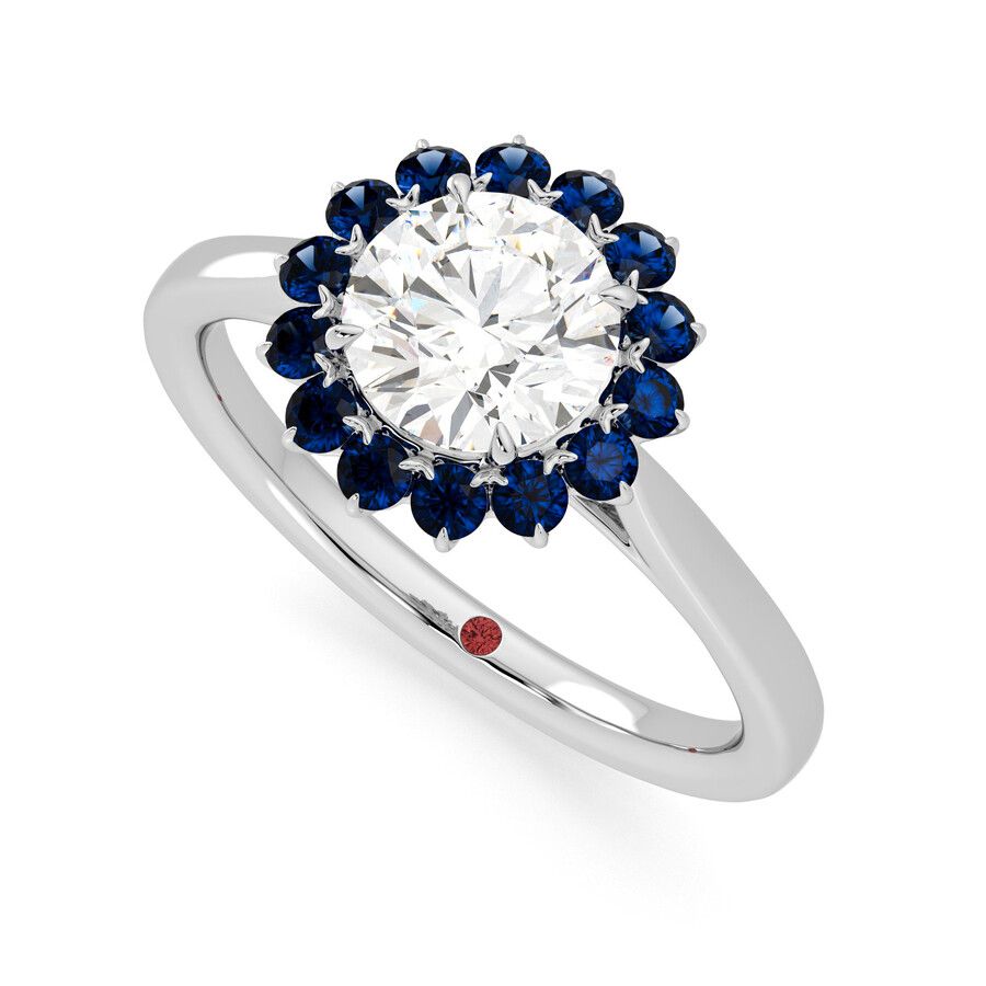 Taylor & Hart Lyra Round Engagement Ring 0