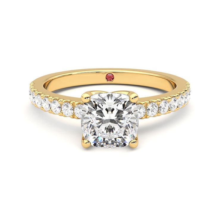 Taylor & Hart Constellation Cushion Engagement Ring 0