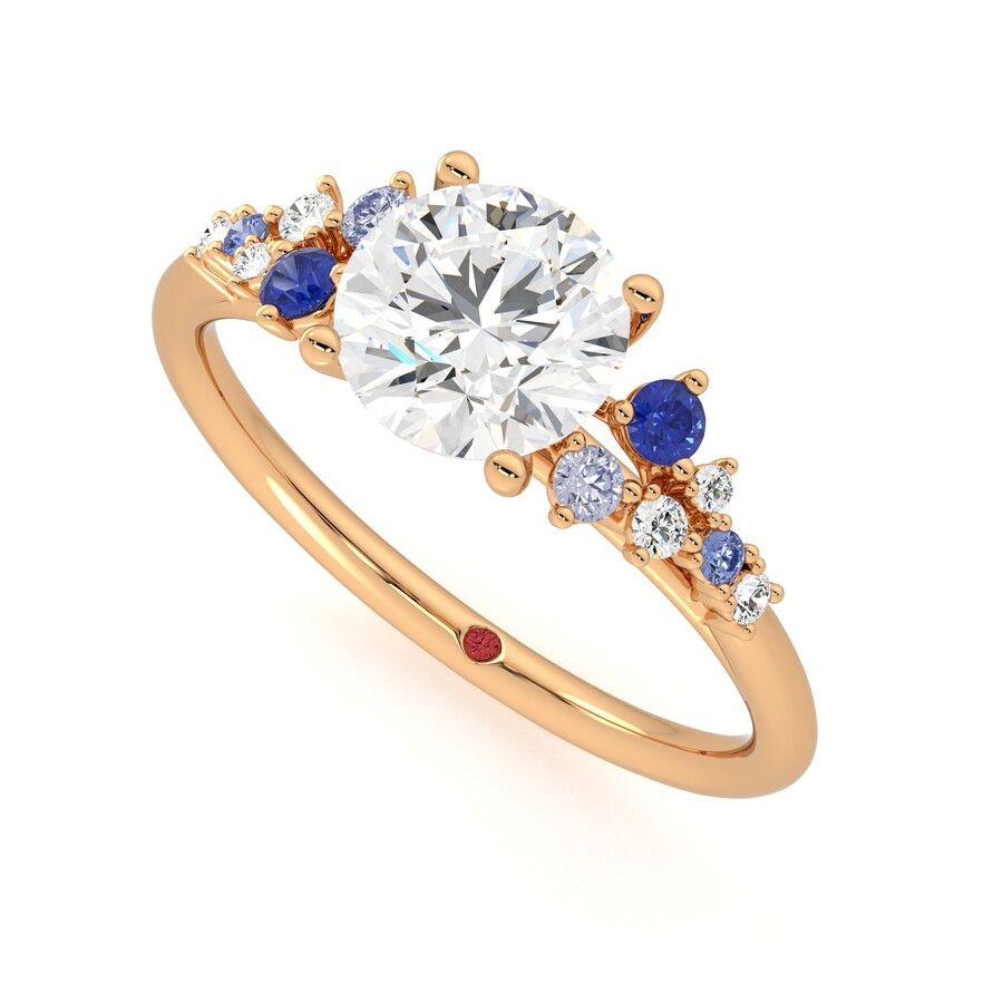 Taylor & Hart Marula Round Engagement Ring 0