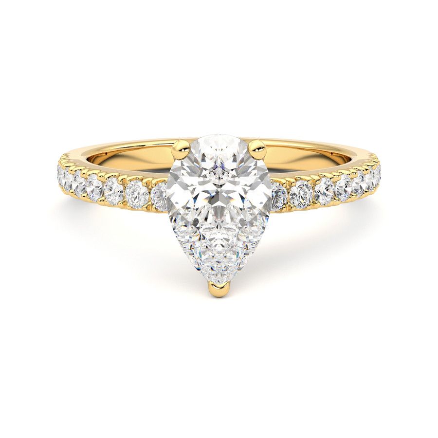 Taylor & Hart Constellation Pear Engagement Ring 2