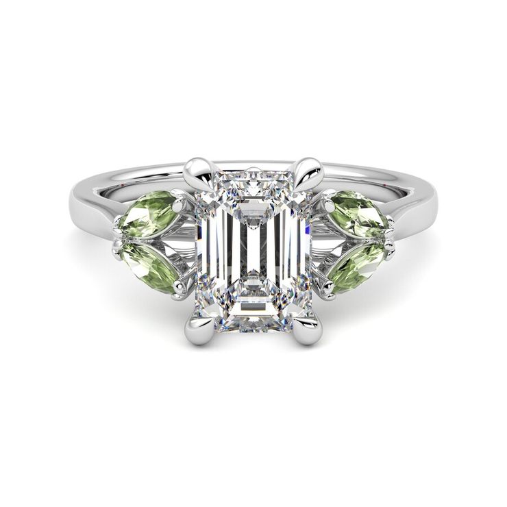 Taylor & Hart Thia Emerald Engagement Ring 0