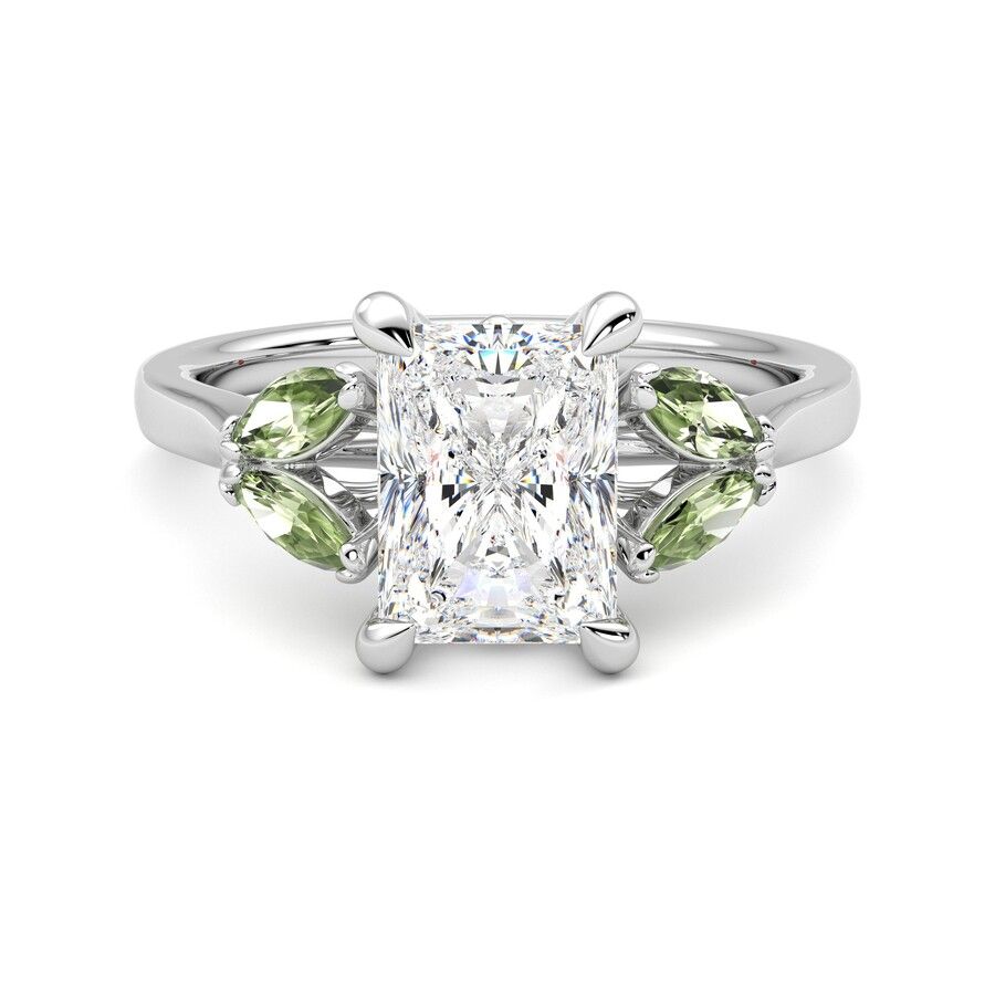 Taylor & Hart Thia Radiant Engagement Ring 0