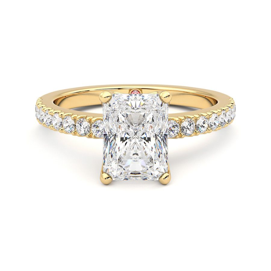 Taylor & Hart Constellation Radiant Engagement Ring 0