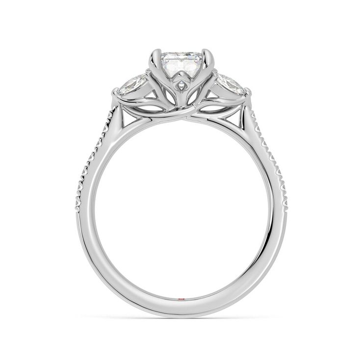 Taylor & Hart Thia Emerald Engagement Ring 0