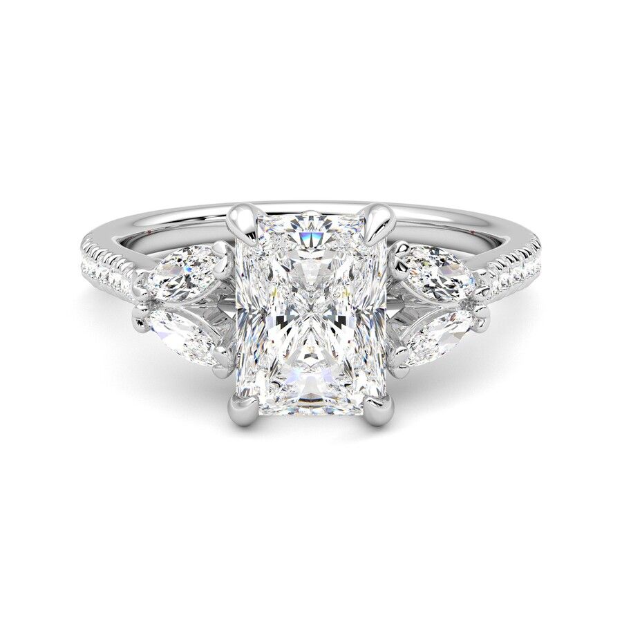 Taylor & Hart Thia Radiant Engagement Ring 2