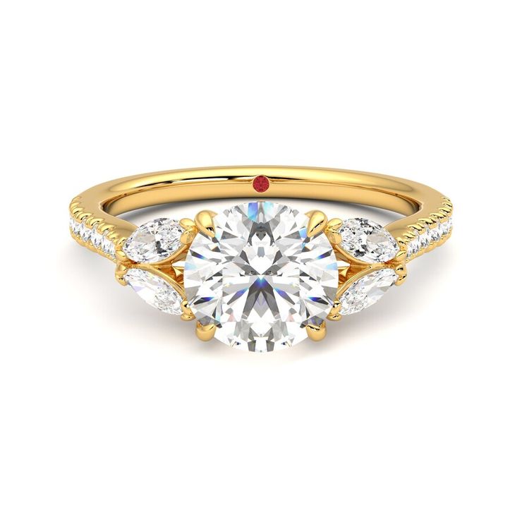 Taylor & Hart Thia Round Engagement Ring 0