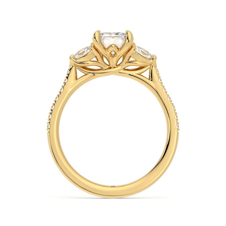 Taylor & Hart Thia Emerald Engagement Ring 0