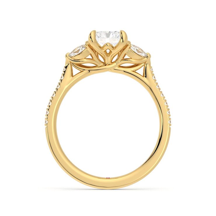 Taylor & Hart Thia Radiant Engagement Ring 0