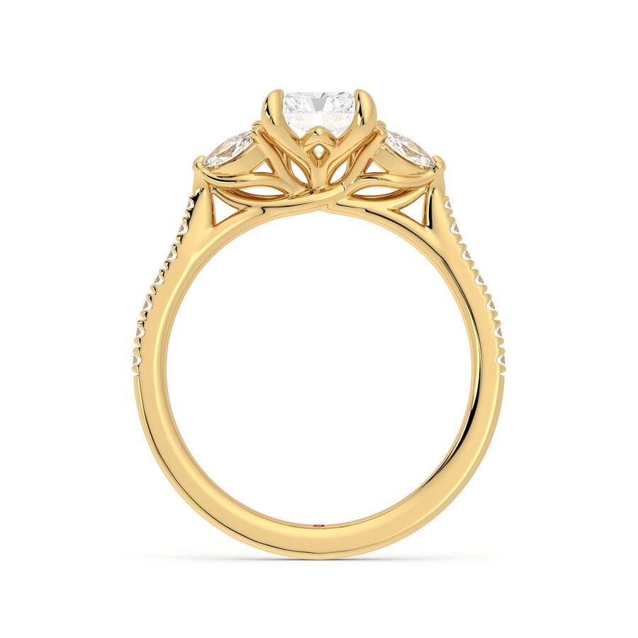Taylor & Hart Thia Radiant Engagement Ring 0
