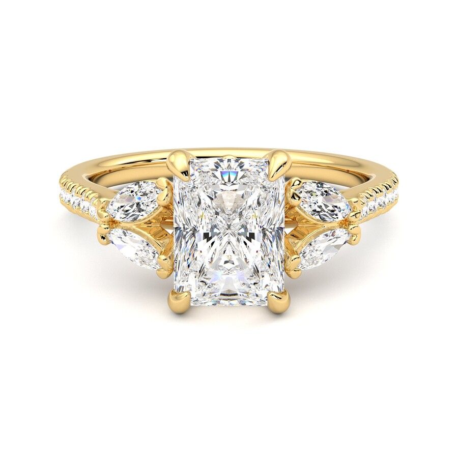 Taylor & Hart Thia Radiant Engagement Ring 2