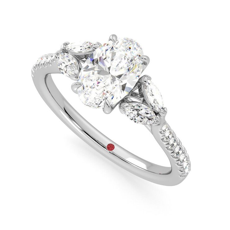 Taylor & Hart Thia Oval Engagement Ring 0