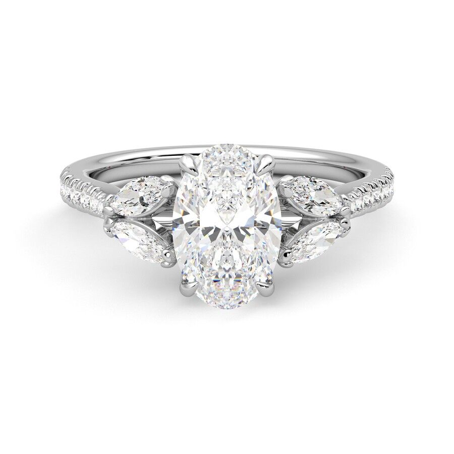 Taylor & Hart Thia Oval Engagement Ring 2