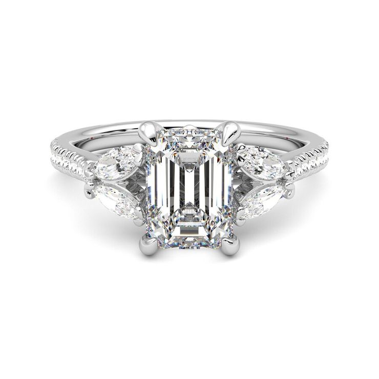 Taylor & Hart Thia Emerald Engagement Ring 1