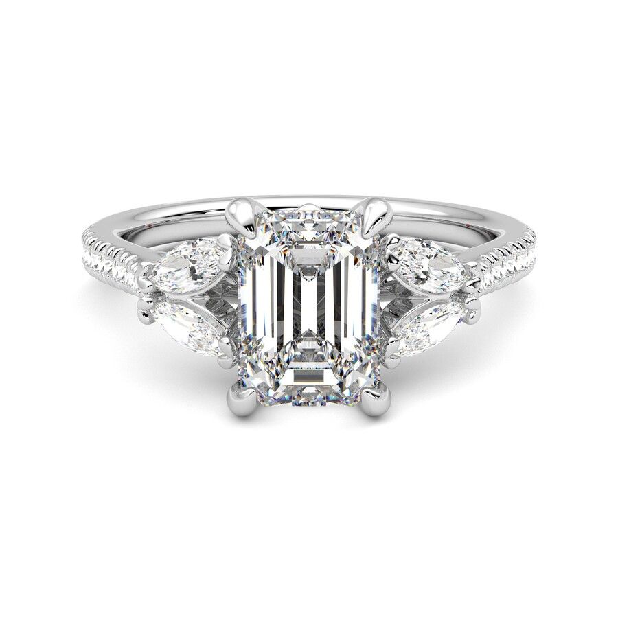 Taylor & Hart Thia Emerald Engagement Ring 2