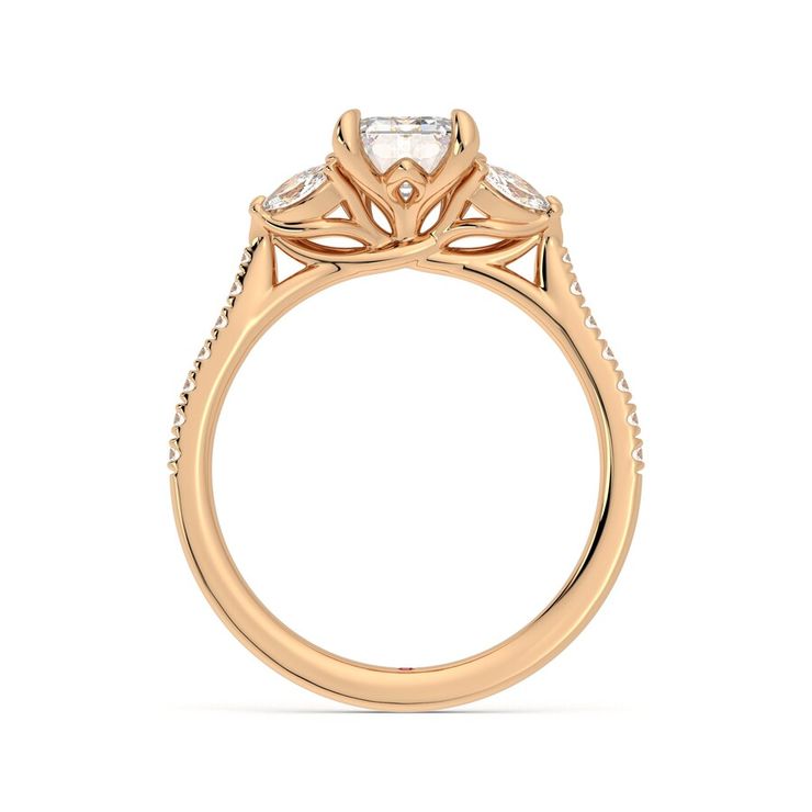 Taylor & Hart Thia Emerald Engagement Ring 0