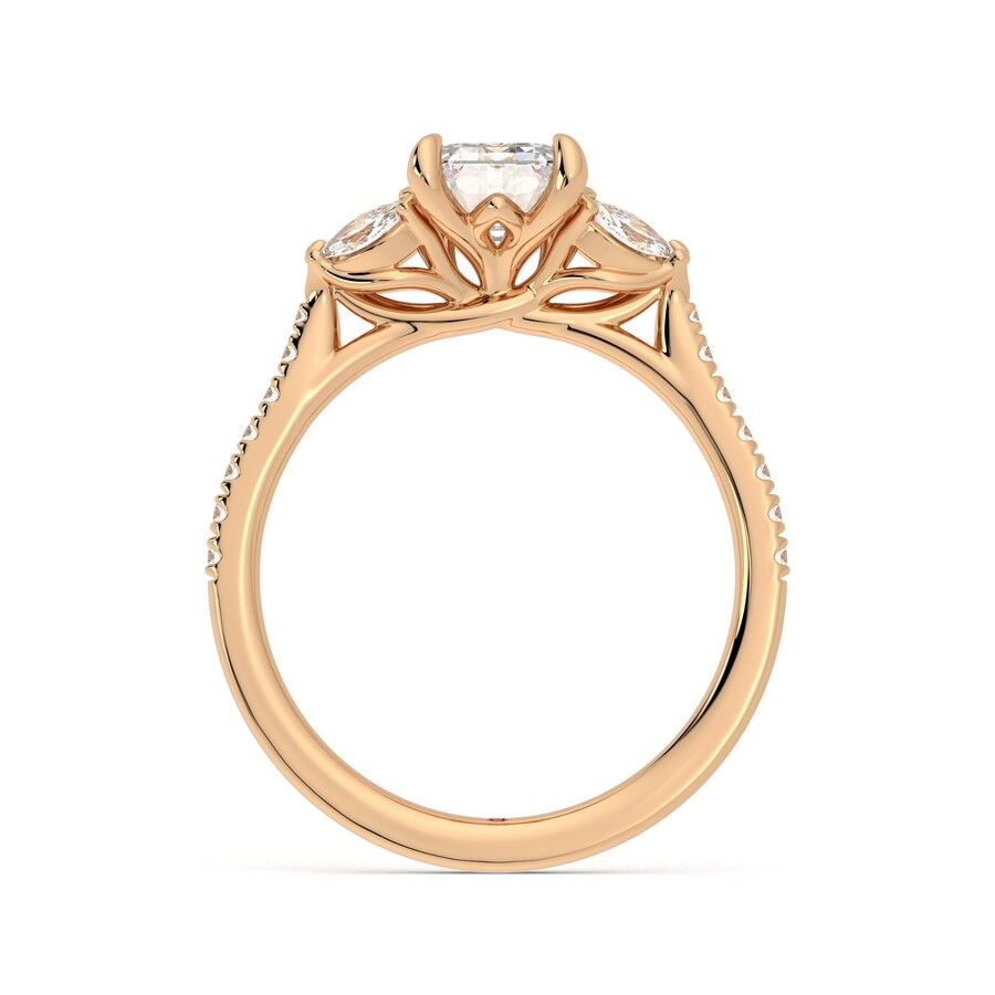 Taylor & Hart Thia Emerald Engagement Ring 1