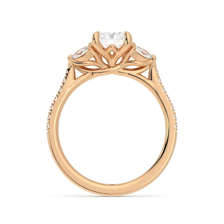 Taylor & Hart Thia Radiant Engagement Ring 0