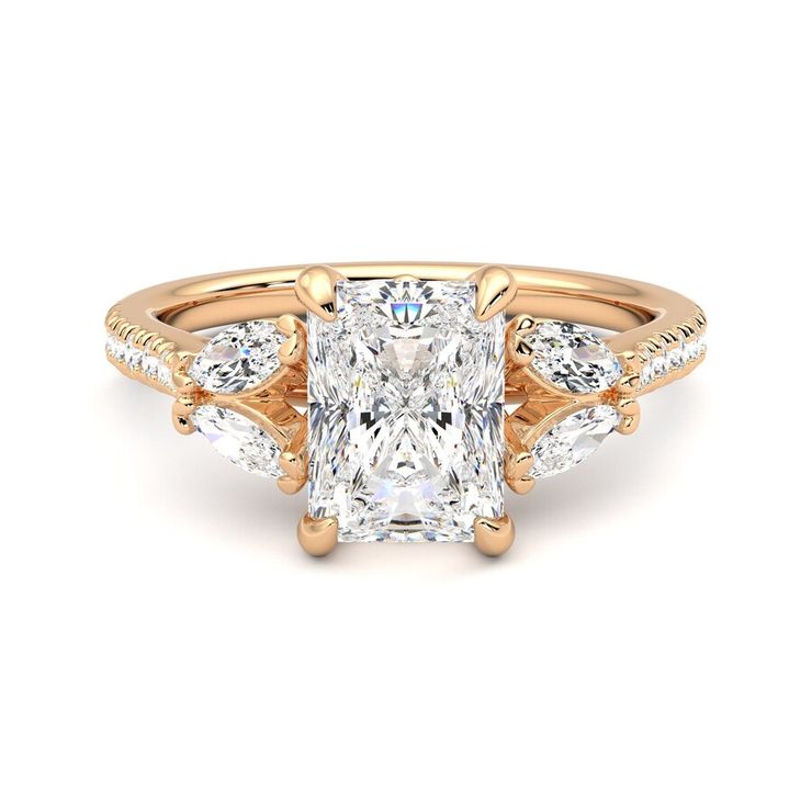 Taylor & Hart Thia Radiant Engagement Ring 1