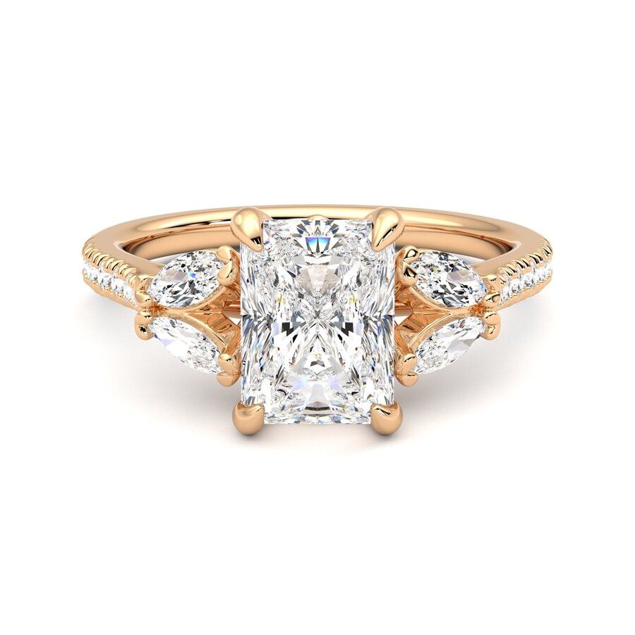 Taylor & Hart Thia Radiant Engagement Ring 2