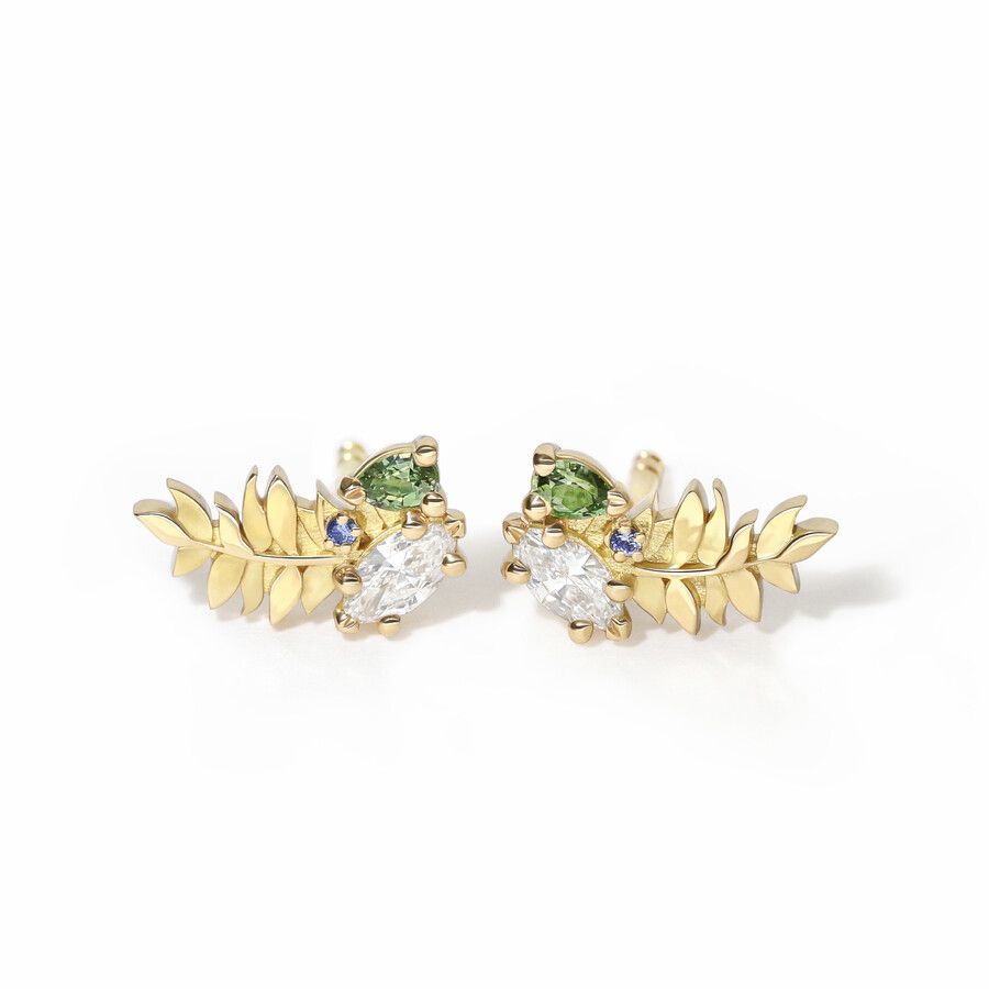 Taylor & Hart Verdant Studs Jewellery 3