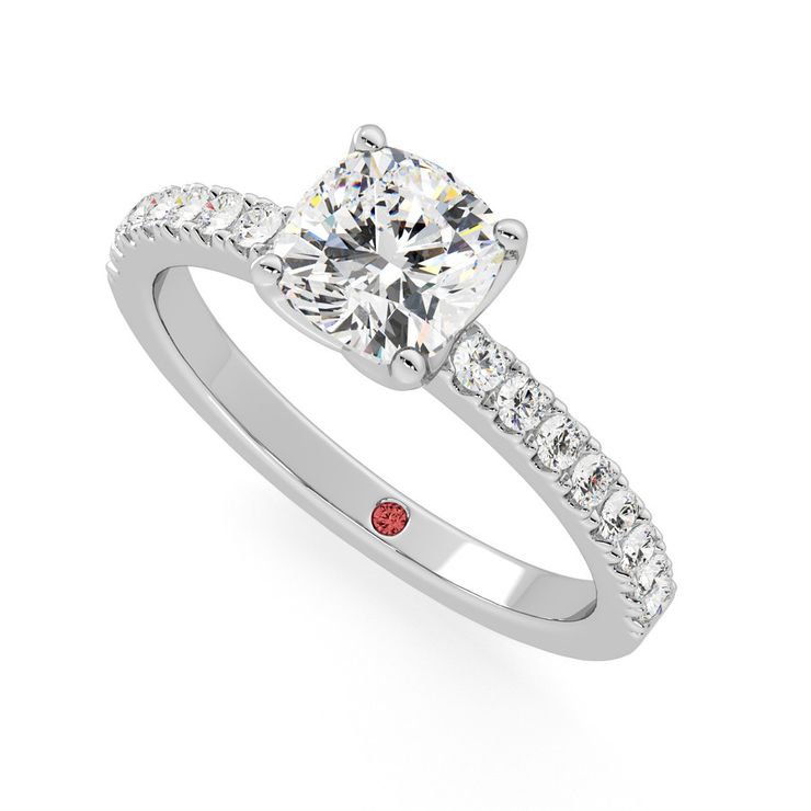 Taylor & Hart Constellation Cushion Engagement Ring 0