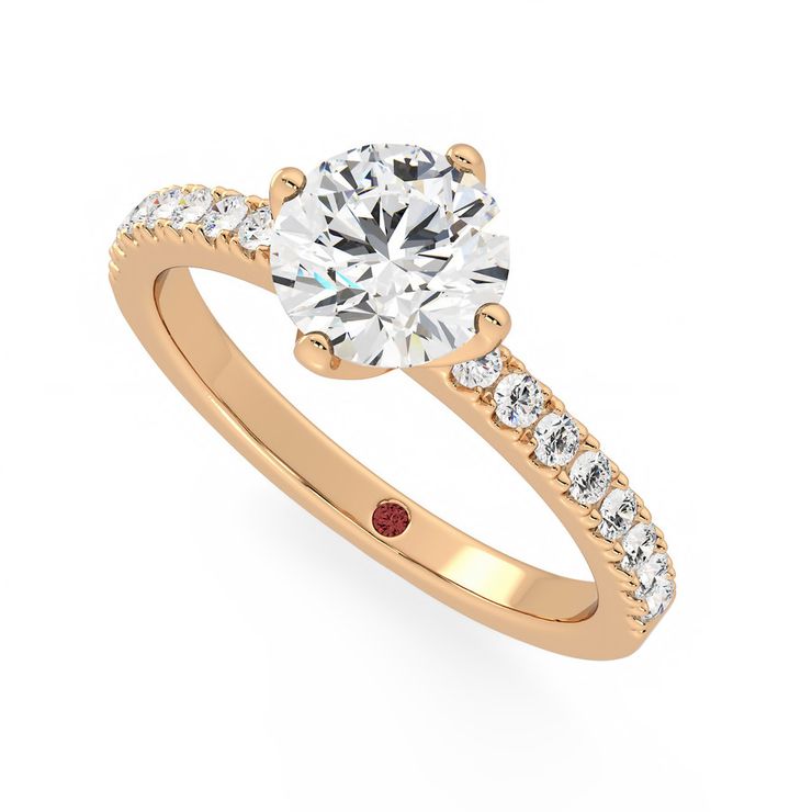 Taylor & Hart Constellation Round Engagement Ring 0