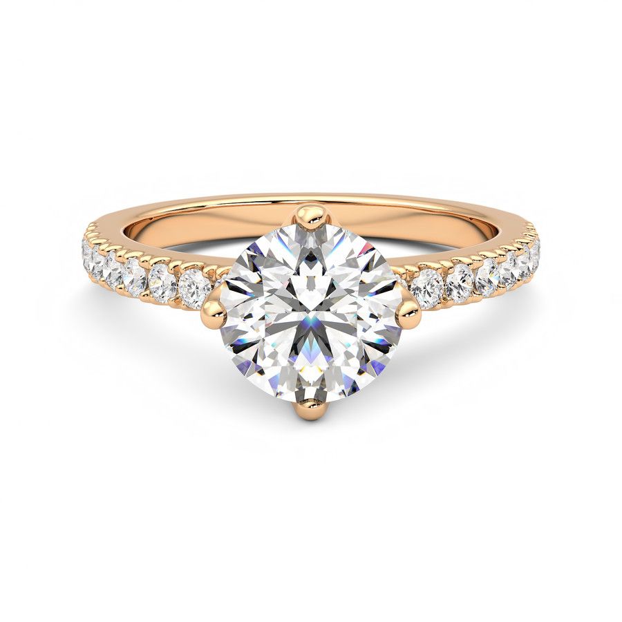 Taylor & Hart Constellation Round Engagement Ring 0