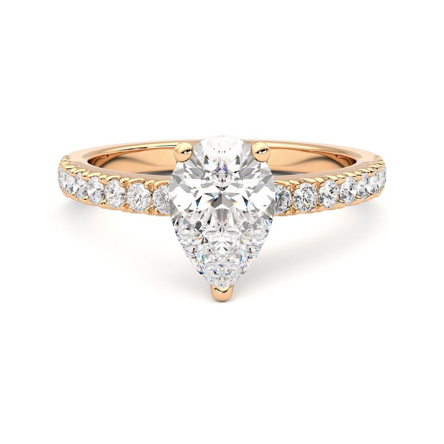 Taylor & Hart Constellation Pear Engagement Ring 0