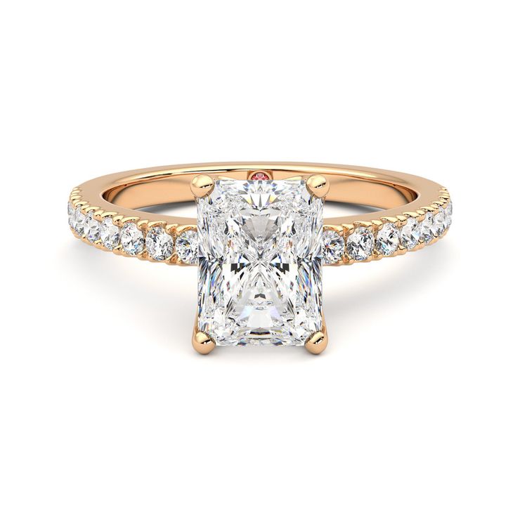 Taylor & Hart Constellation Radiant Engagement Ring 0