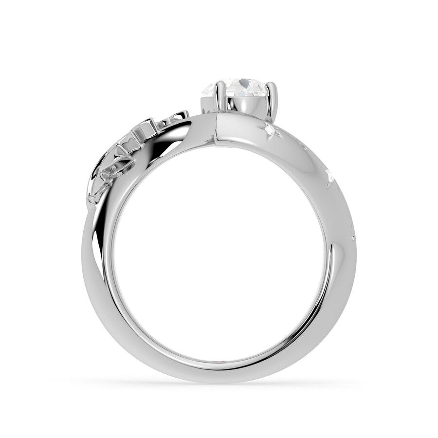 Taylor & Hart Eclipse Pear Engagement Ring 1