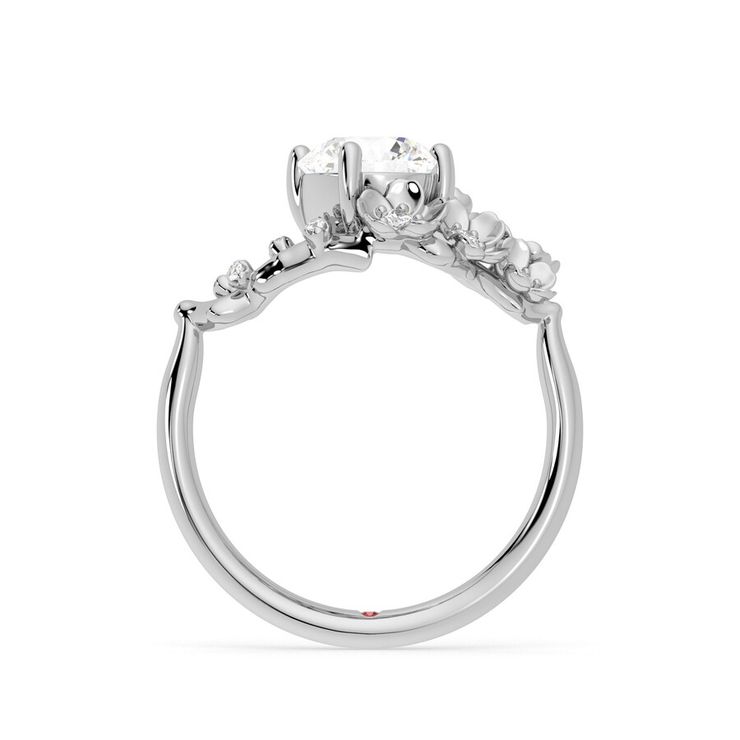 Taylor & Hart Lunarose Round Engagement Ring 1