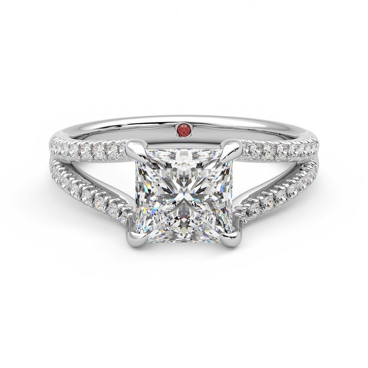 Taylor & Hart Symphony Princess Engagement Ring 0