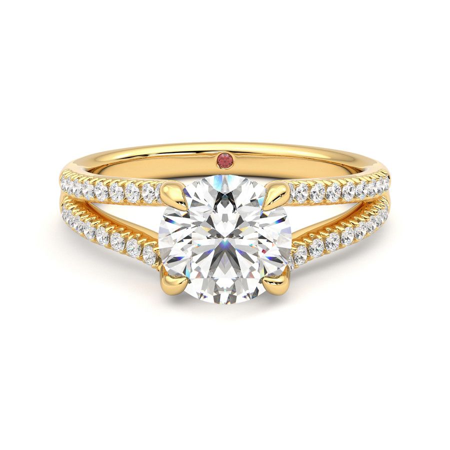 Taylor & Hart Symphony Round Engagement Ring 2