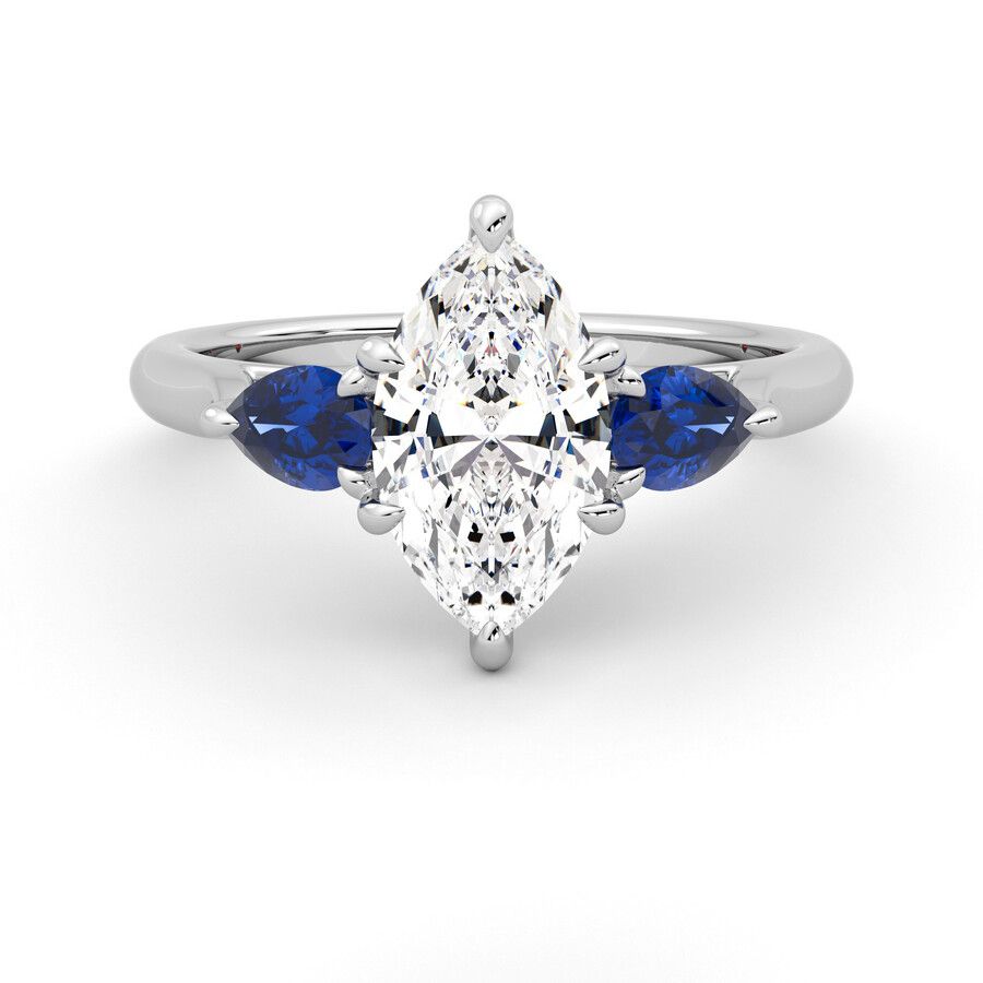 Taylor & Hart Affinity Marquise Engagement Ring 2