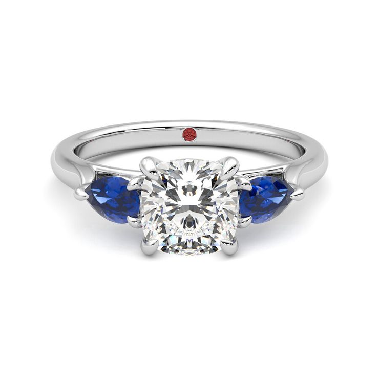 Taylor & Hart Affinity Cushion Engagement Ring 0