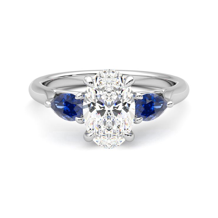 Taylor & Hart Affinity Oval Engagement Ring 0