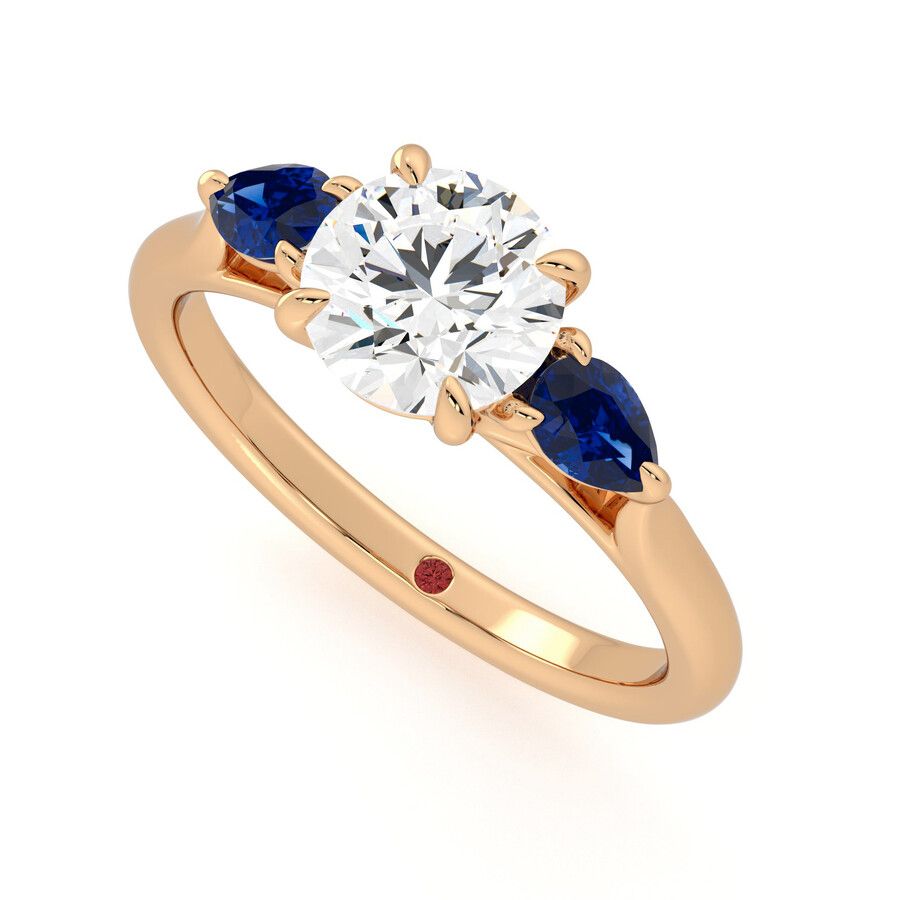 Taylor & Hart Affinity Round Engagement Ring 0