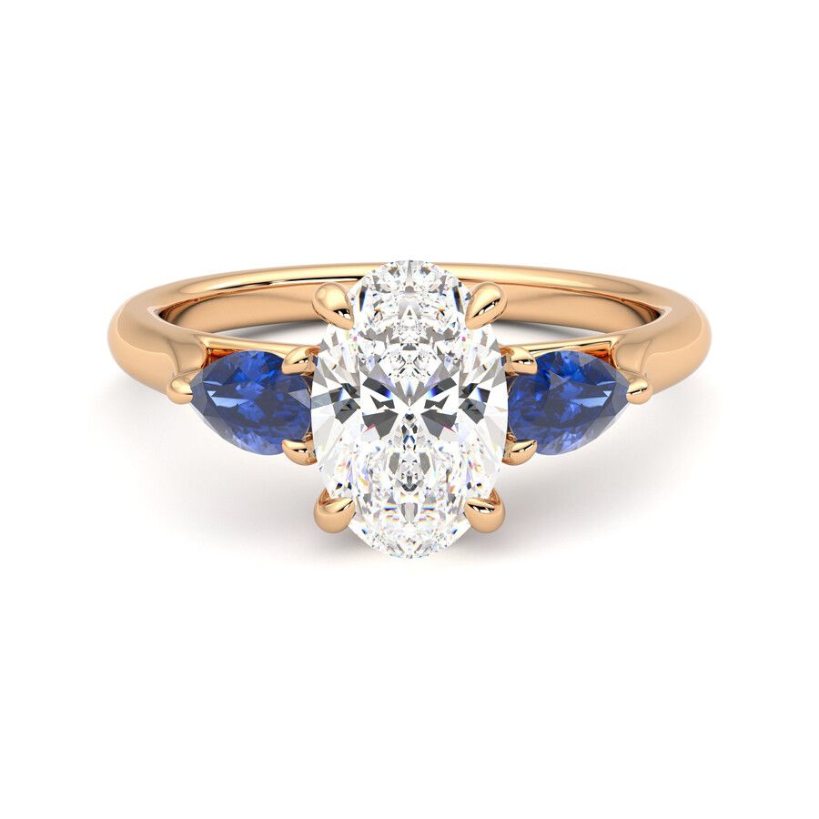 Taylor & Hart Affinity Oval Engagement Ring 0